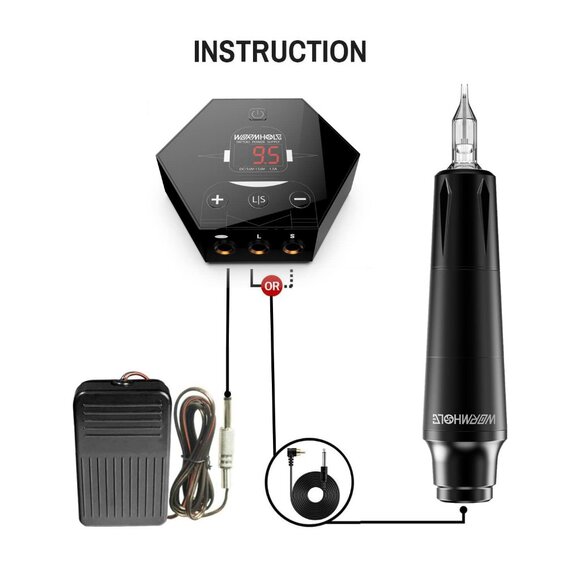 New Professional Complete Tattoo Kit - Picture 3 of 6